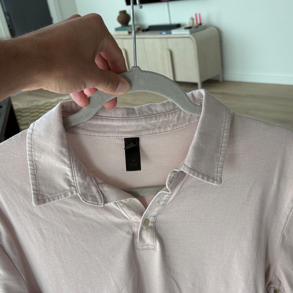 Light Pink Polo Shirt